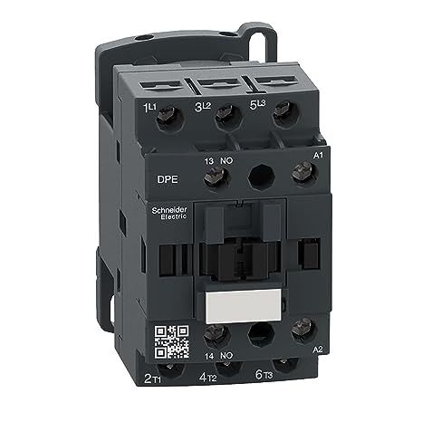 Schneider Electric - DPE18B7 Easy TeSys IEC-Schütz, 7,5 PS, 480 V, 24 VAC-Spule, DIN-Schienenmontage/Schraubbefestigung